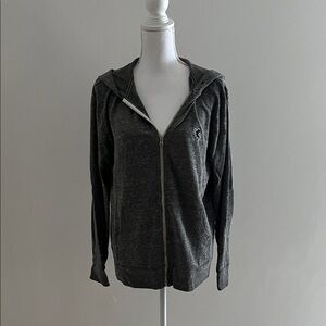 Express Charcoal Zip-Up Hoodie
